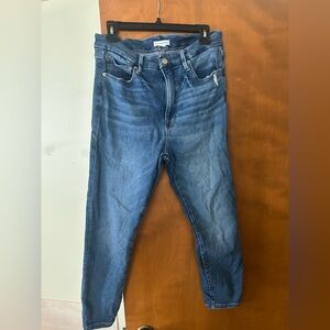 Good American Dark Blue Skinny Jeans Good Waist Indigo